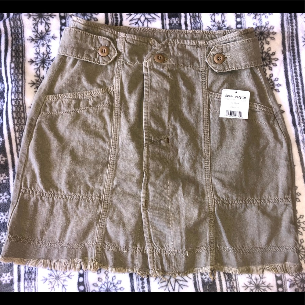 FREE PEOPLE Alpha Utility Mini Skirt
